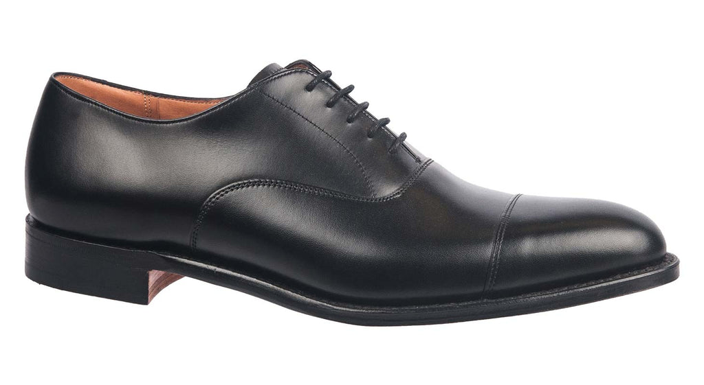 Men's formal shoes (Lime) in black leather from Cheaney