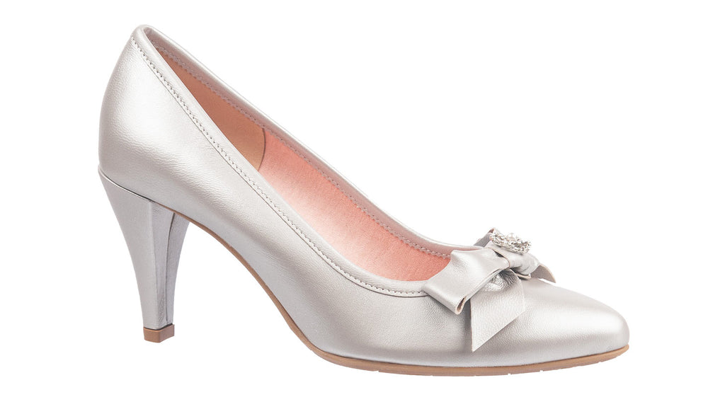 Le Babe shoes in grey leather 