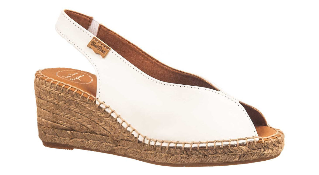 Toni Pons espadrille sandals in white leather 