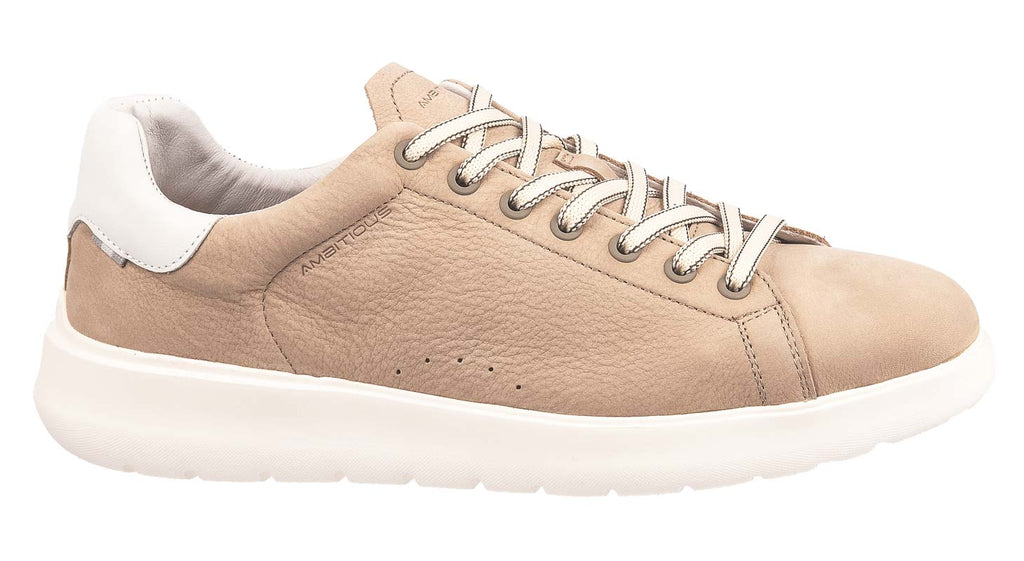 taupe nubuck men's sneakers from Ambitious shoes