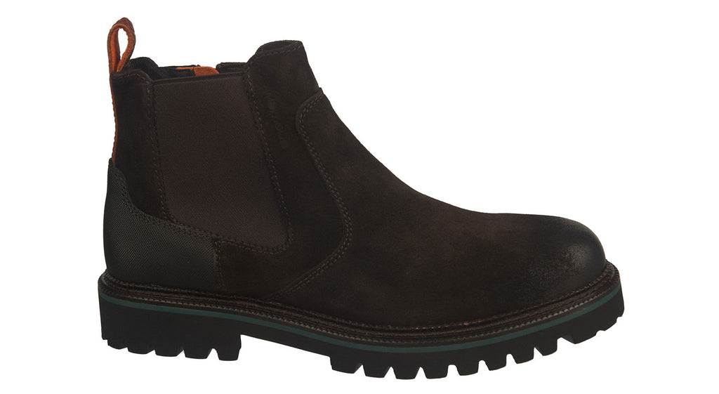 Ambitious men's brown suede chelsea boots