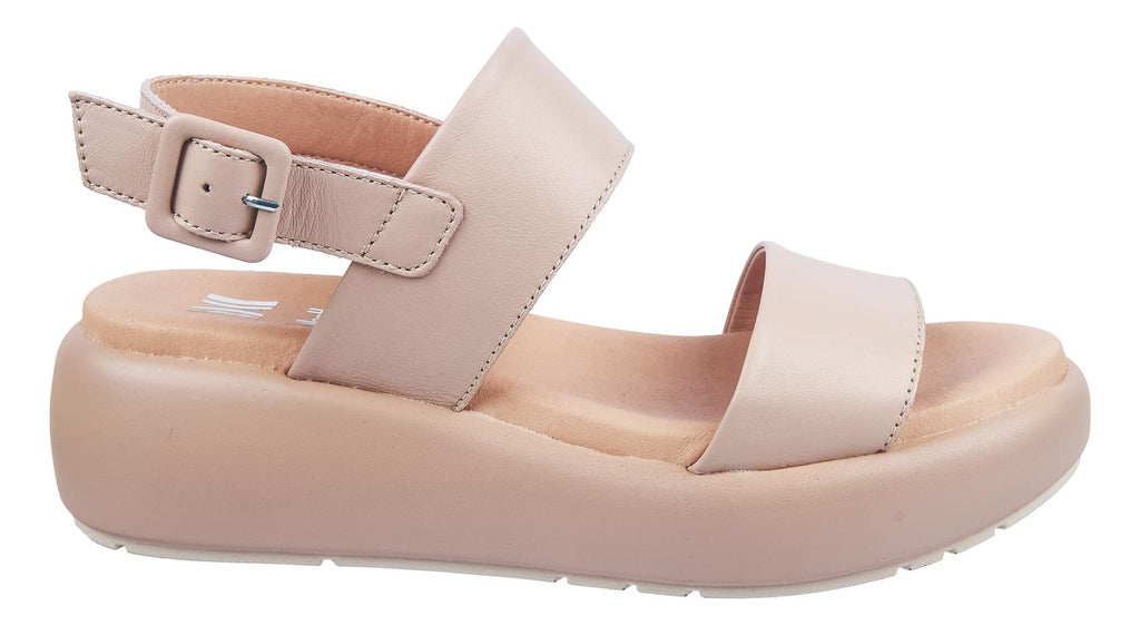 Callaghan two strap ladies sandals in beige leather