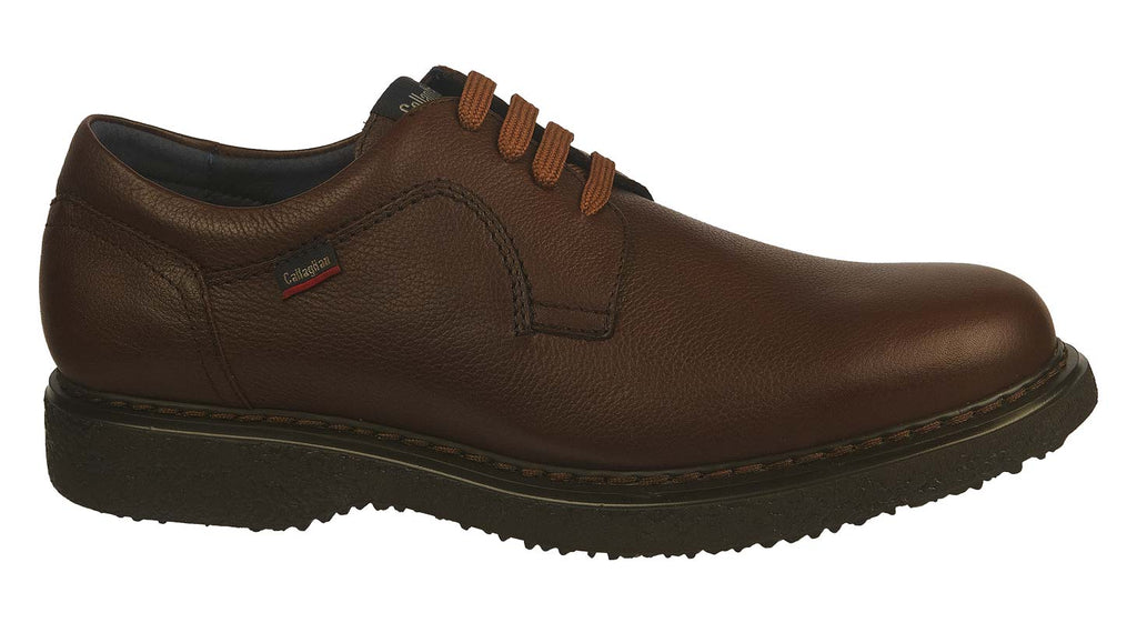 Callaghan mens brown leather laced shoes