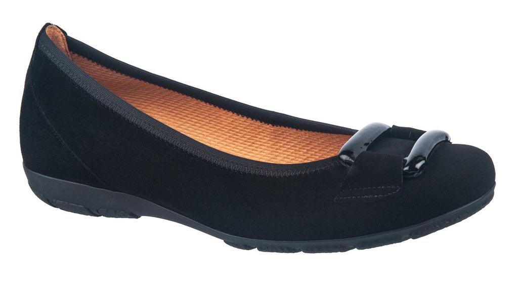 Black suede pumps from Gabor shoes