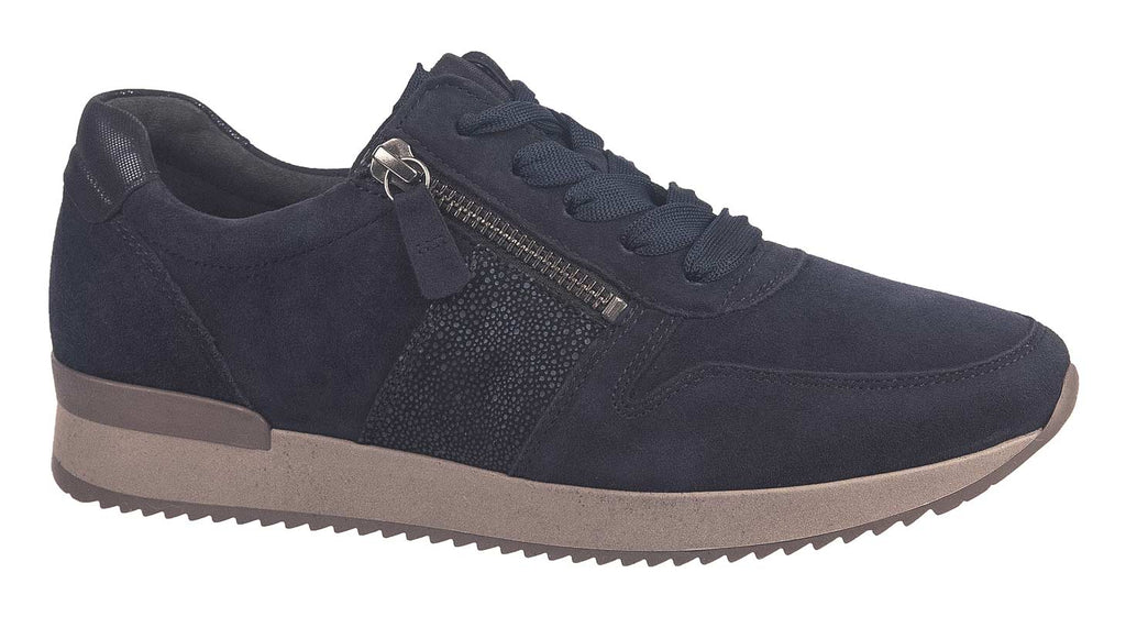 Gabor shoes navy suede trainers