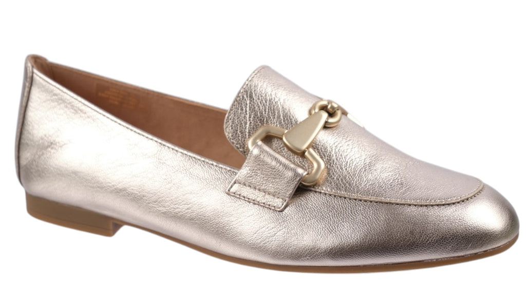 Gold Leather loafers from Gabor shoes
