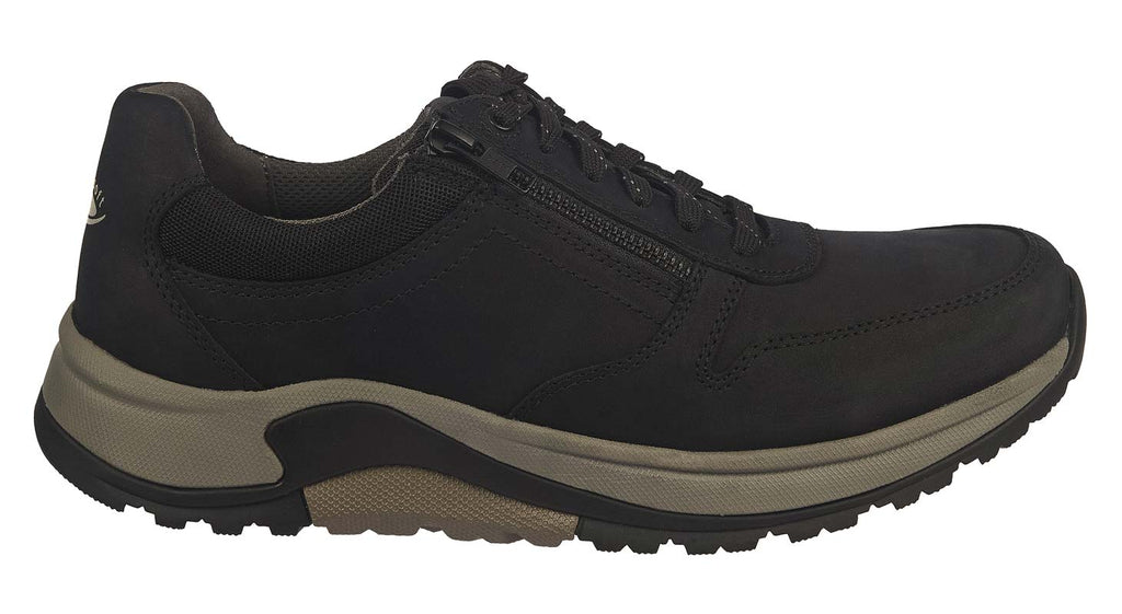 Gabor men's trainers in dark navy nubuck