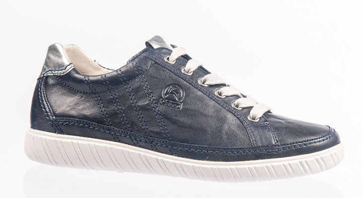Gabor shoes navy leather sneakers