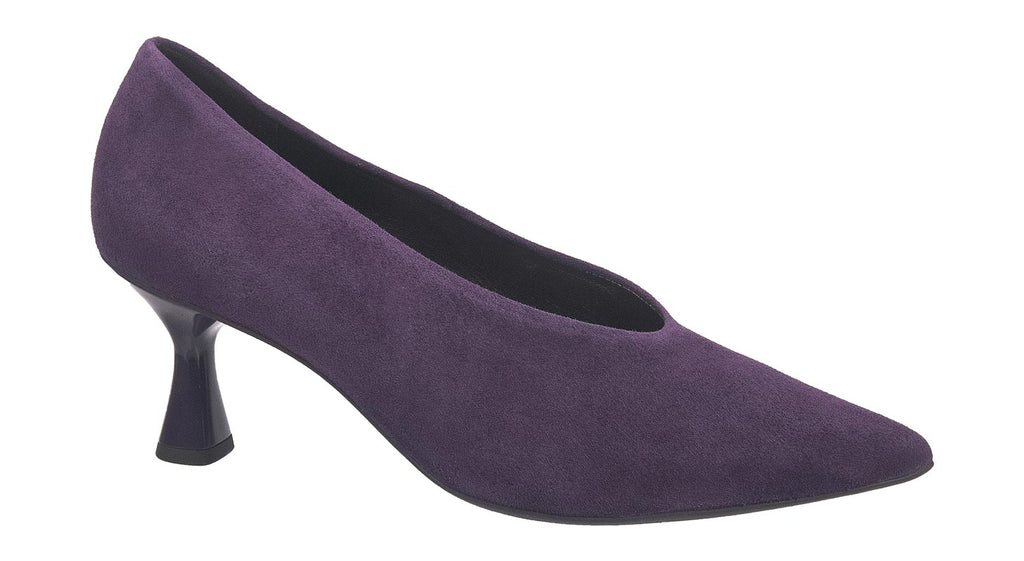 Hogl court shoes in purple suede