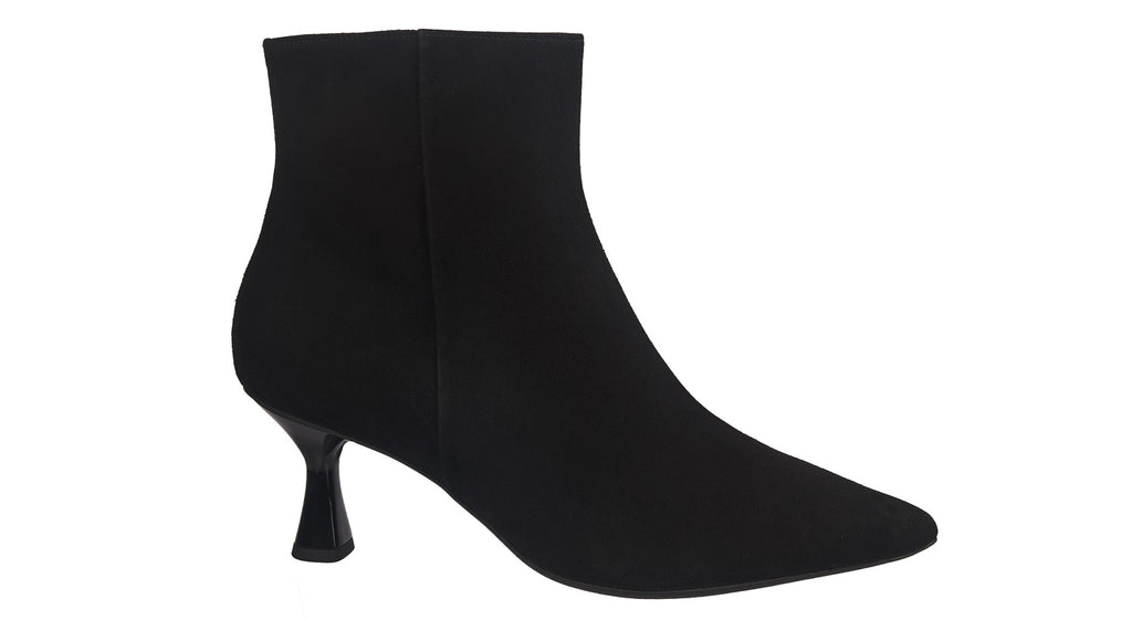 Hogl women's heeled boots in black suede