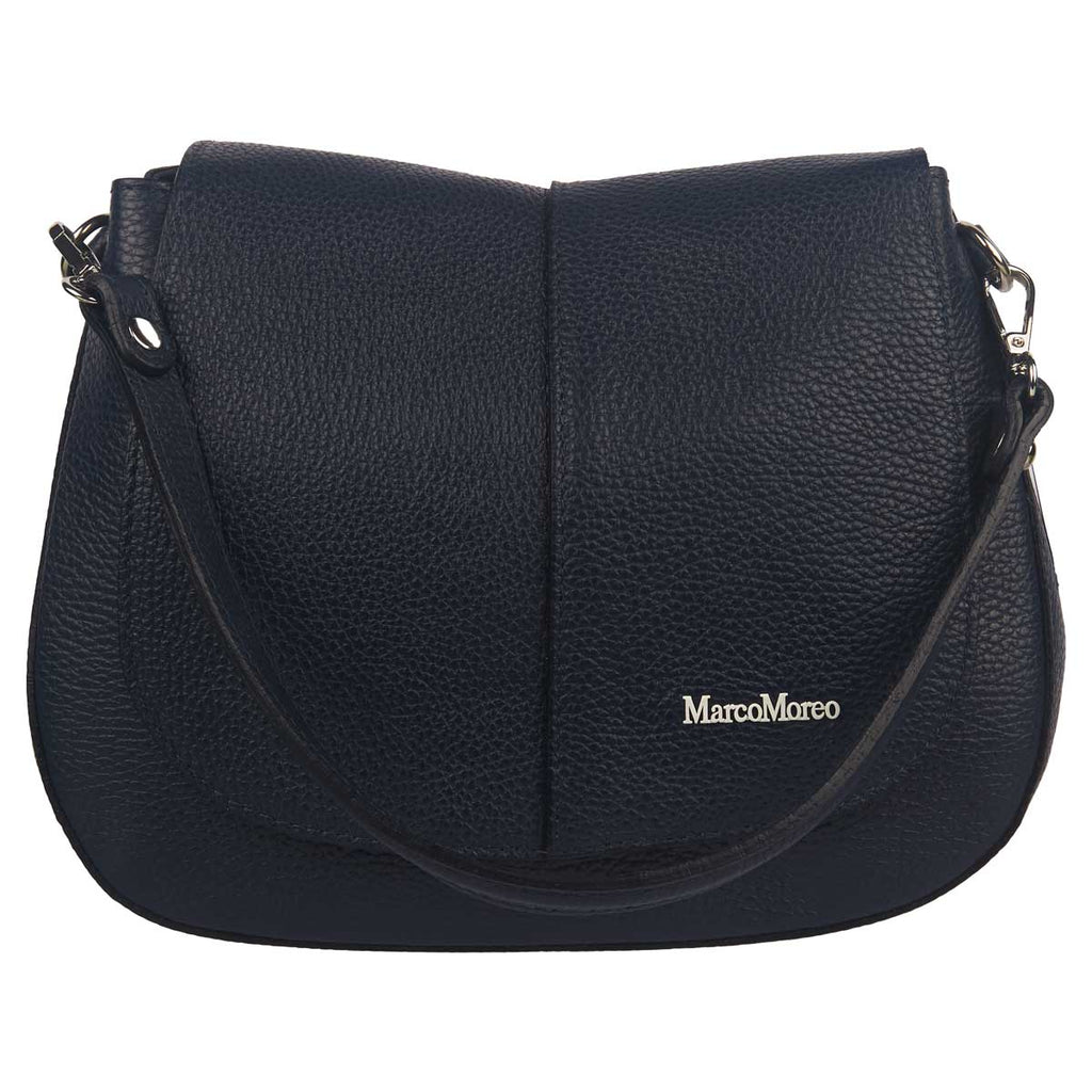 Marco Moreo ladies bag in navy leather