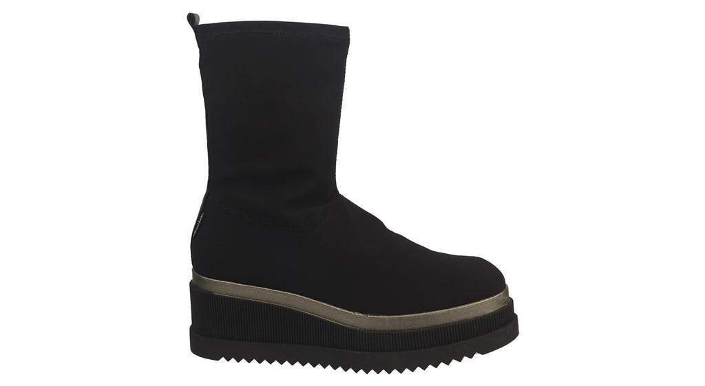 Marco Moreo boots in black stretch fabric