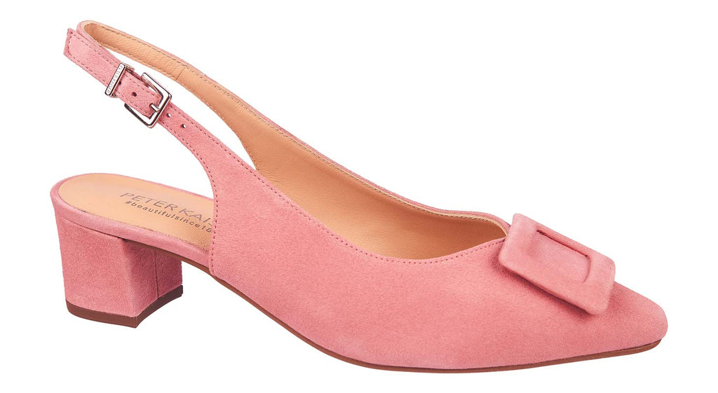 Peter Kaiser shoes slingbacks in pale pink suede
