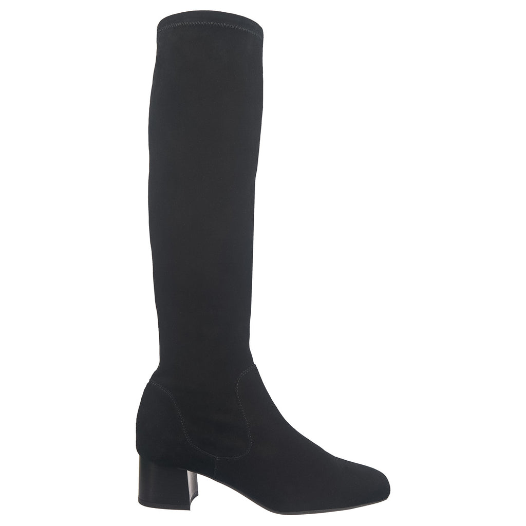 Peter Kaiser knee high black suede boots