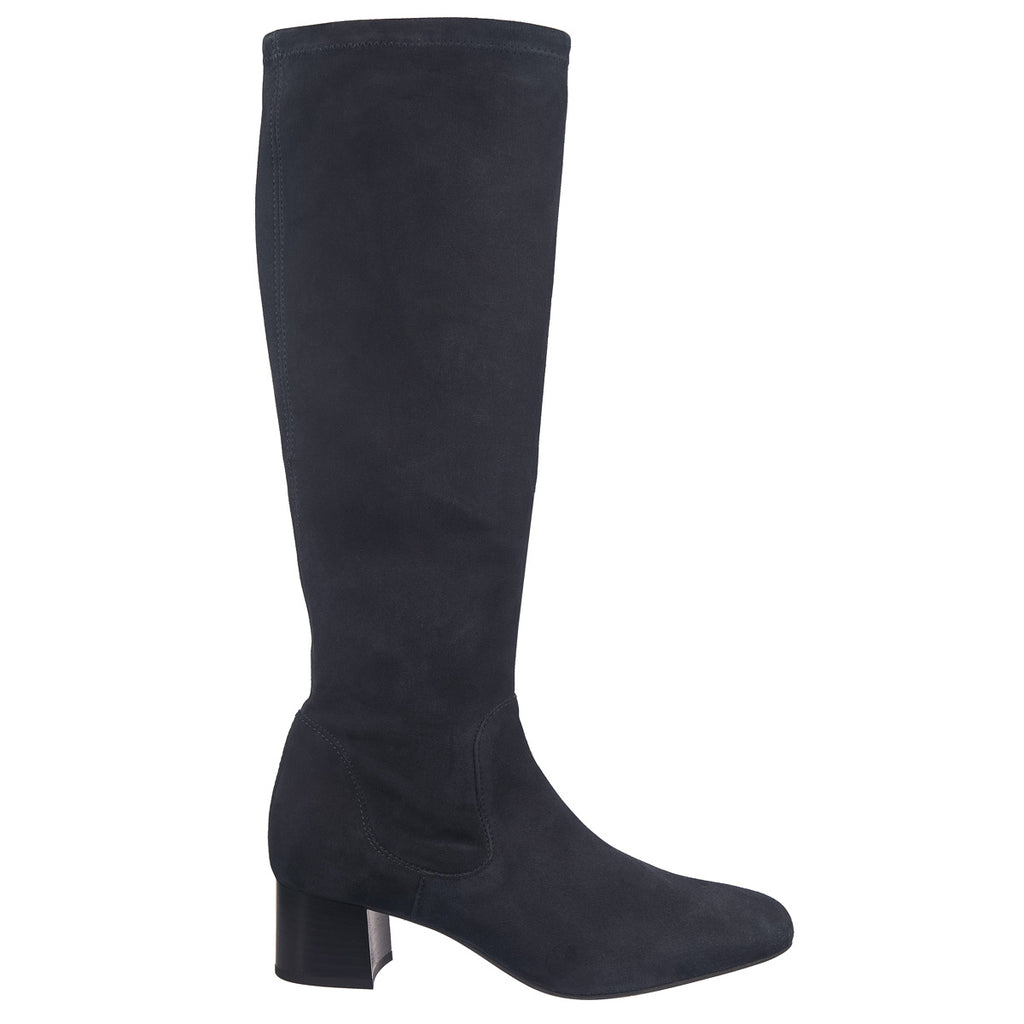 Peter Kaiser navy suede knee boots