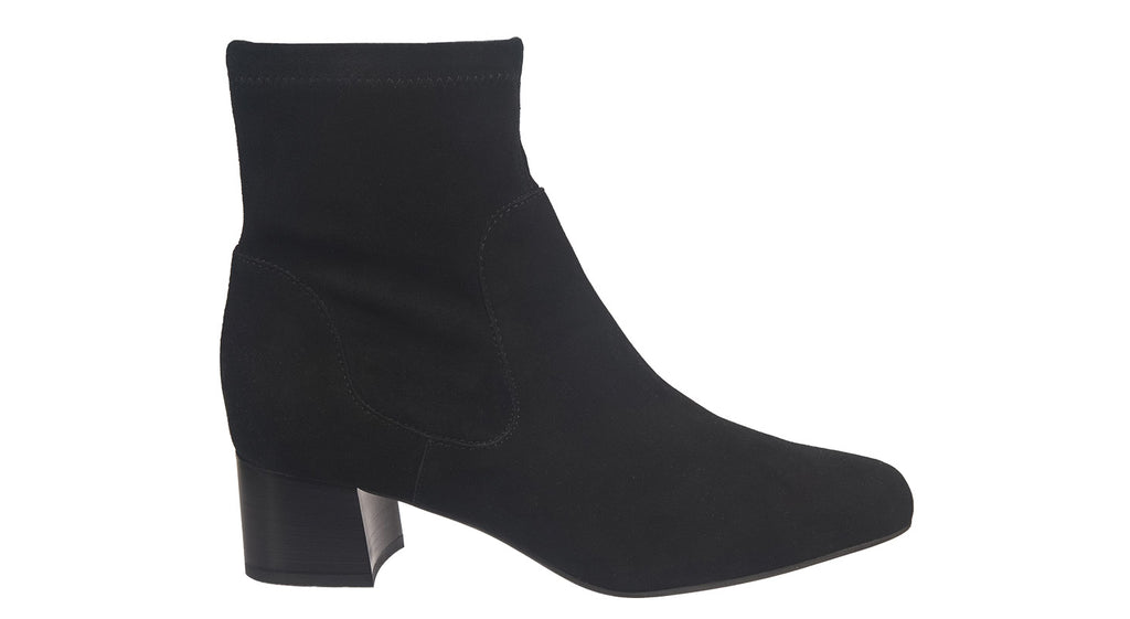 Peter Kaiser black suede heeled ankle boots