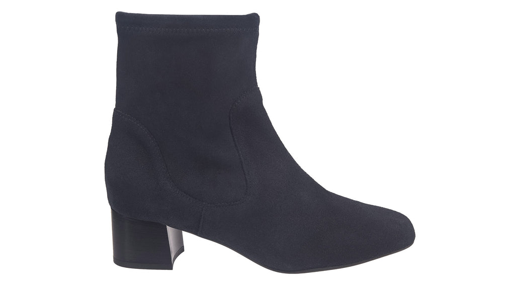 Peter Kaiser navy suede heeled ankle boots