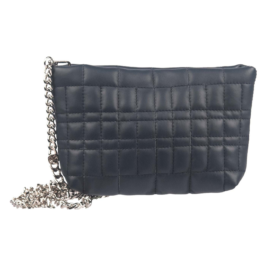 Unisa navy leather handbag