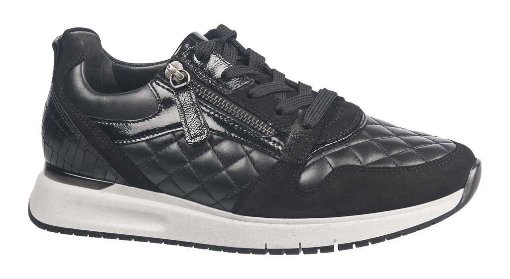Gabor black trainer shoes