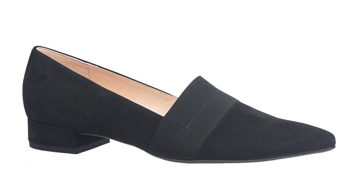 Hogl shoes in black suede with a low heel 