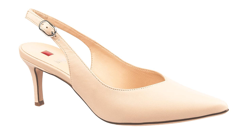 Hogl slingbacks in nude leather