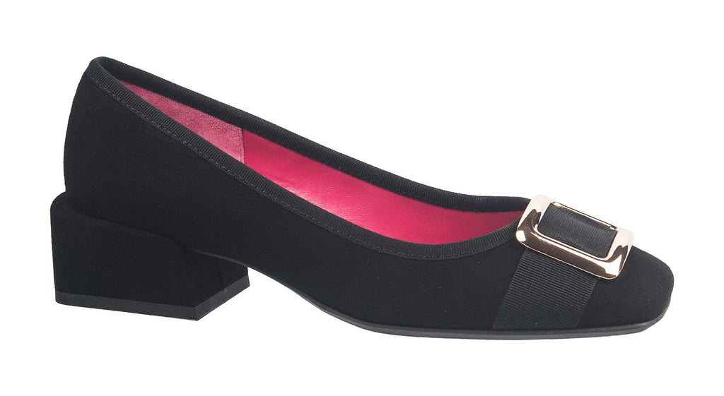 Le Babe black suede pumps