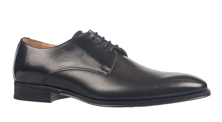 Luca Bossi men's formal shoes in black soft leather
