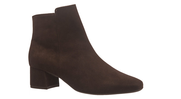 Peter Kaiser women's Ankle boots in brown suede with heel